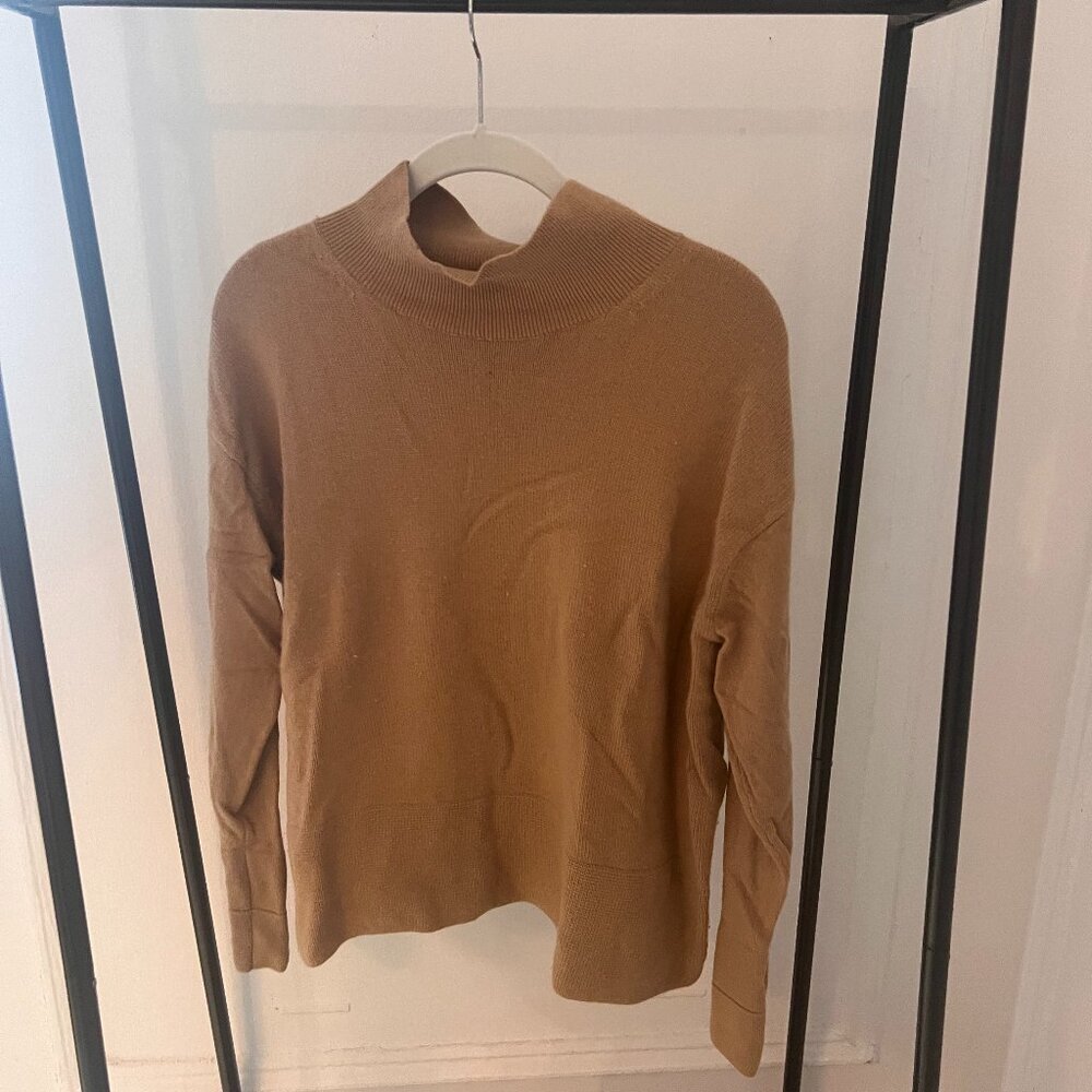 Everlane Camel-Colored Cashmere Turtleneck